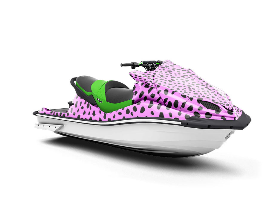 Pink Dalmation Jet Ski Vinyl Customized Wrap
