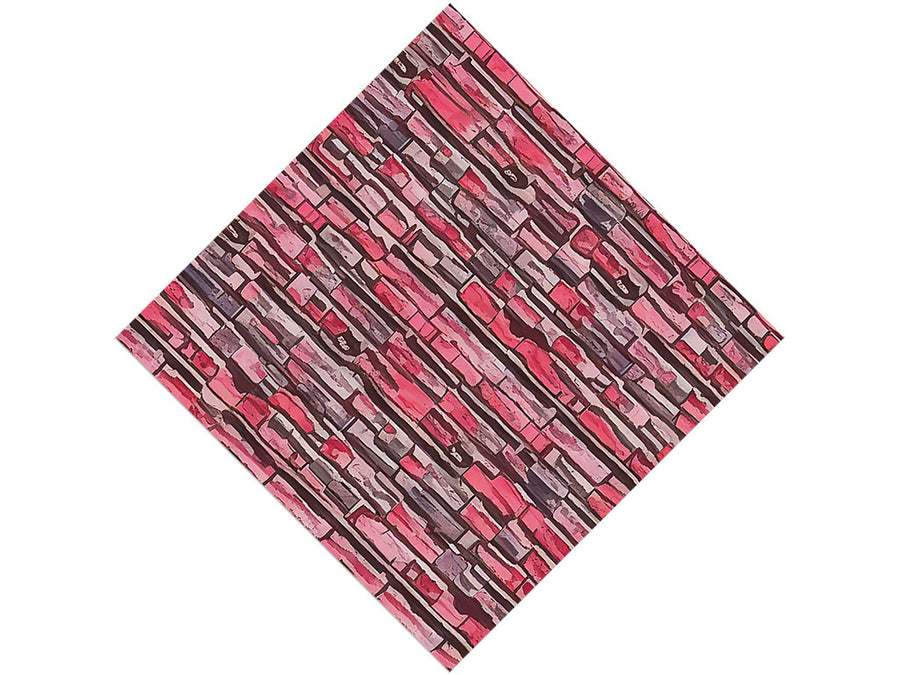 Pink Brick Vinyl Wrap Pattern