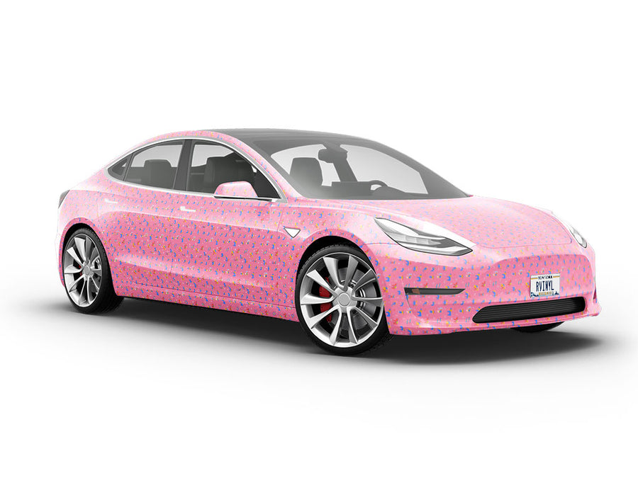 Pink Friends Astrology Vehicle Vinyl Wrap