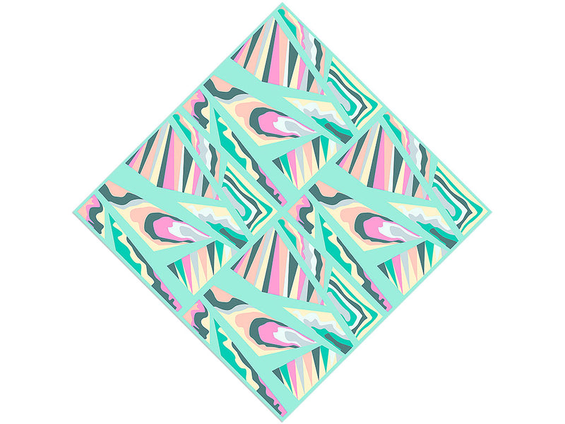 Pink Invader Mosaic Vinyl Wrap Pattern