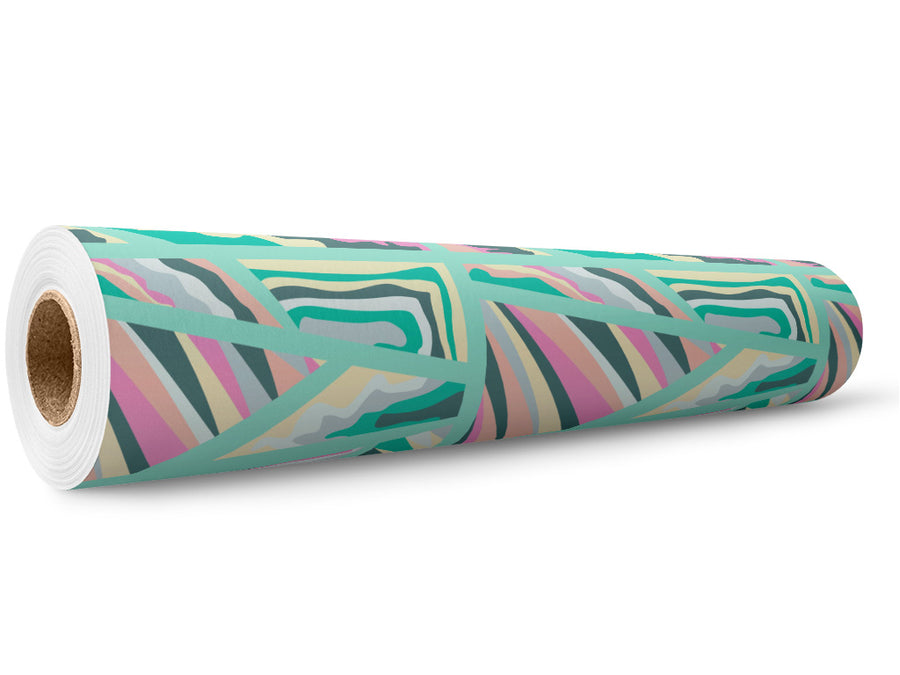 Pink Invader Mosaic Wrap Film Wholesale Roll~Rwraps Series 914 Digitally Printed Vinyl Roll~5