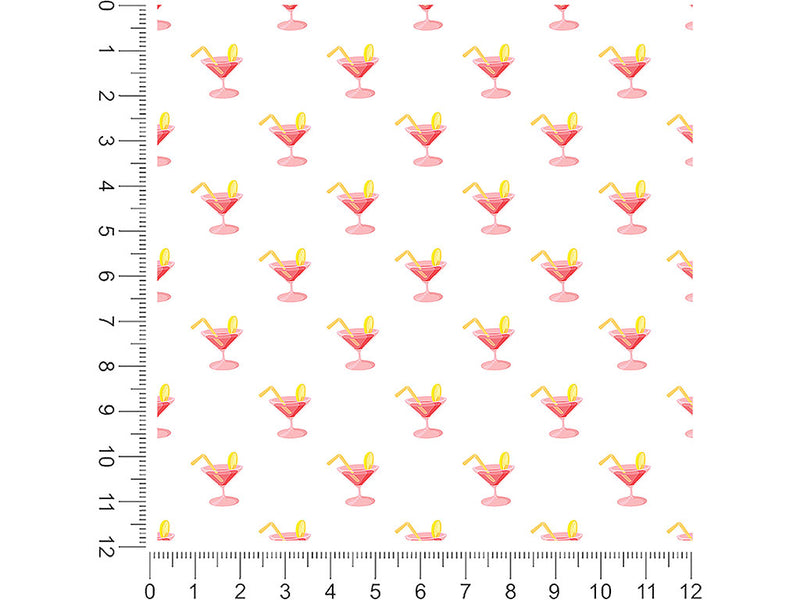 pink lemon alcohol 1ft x 1ft Craft Sheets