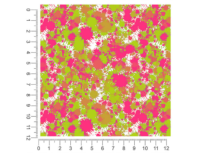 pink lemonade paint splatter 1ft x 1ft Craft Sheets