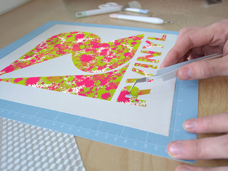 pink lemonade paint splatter Easy Weed Craft Vinyl