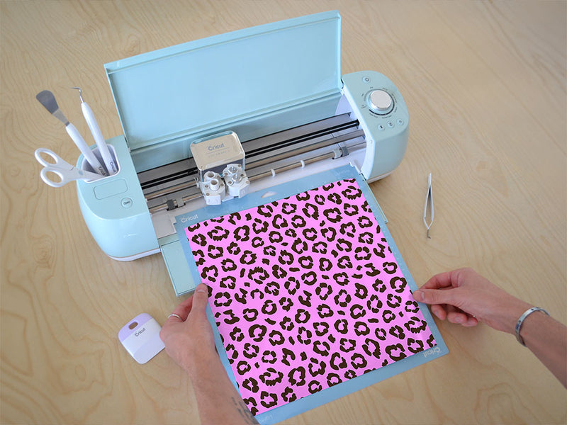 pink leopard animal print Cricut Compatible Vinyl