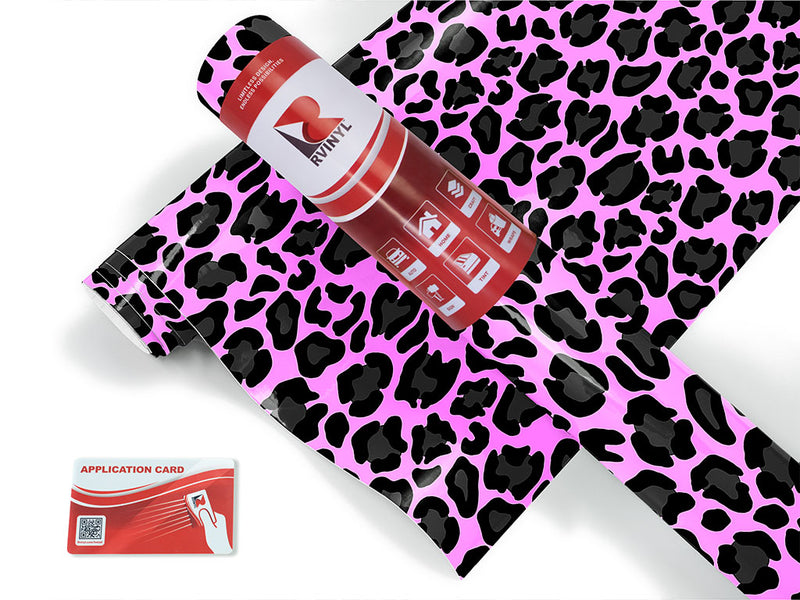 pink panther animal print Craft Vinyl Roll