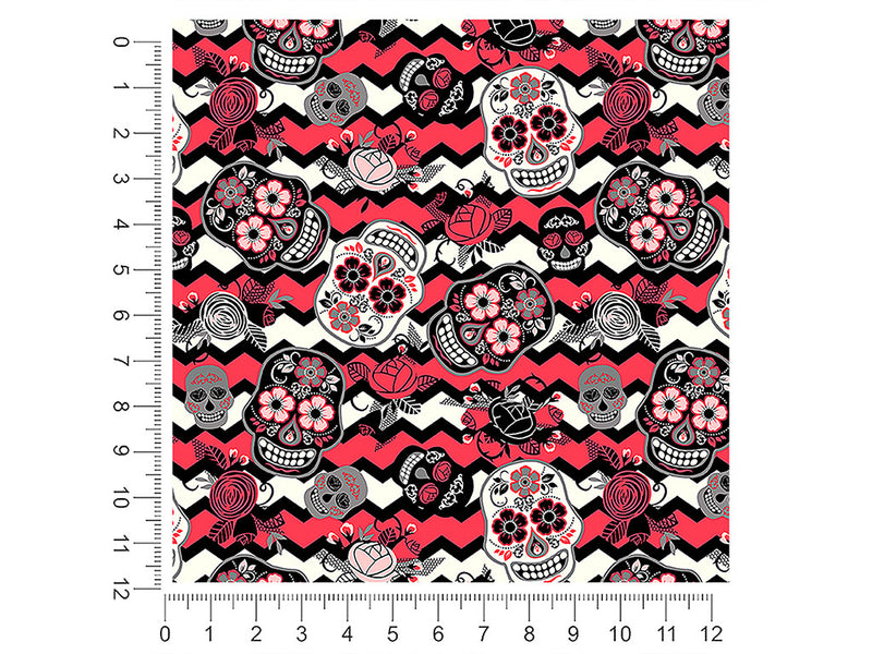 pink parents day of the dead 1ft x 1ft Craft Sheets