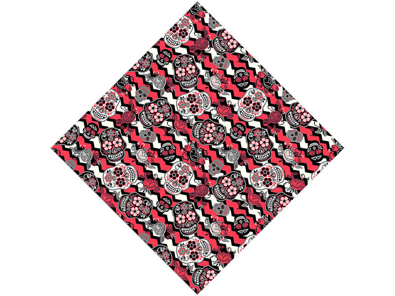 Pink Parents Day of the Dead Vinyl Wrap Pattern
