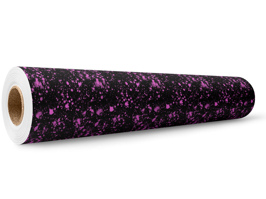 Pink Pollock Paint Splatter Wrap Film Wholesale Roll~Rwraps Series 914 Digitally Printed Vinyl Roll~5