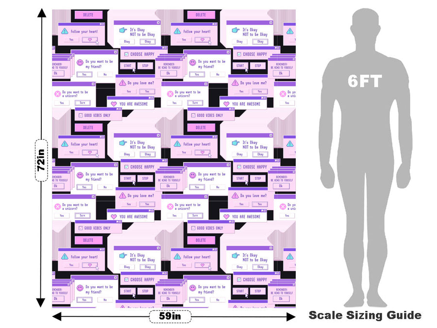 Pink Popups Technology Vehicle Wrap Scale~Rwraps Series 914 Pink Popups Technology Measurements~2