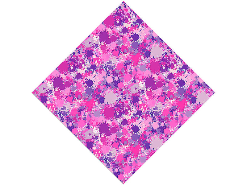 Pink Power Paint Splatter Vinyl Wrap Pattern