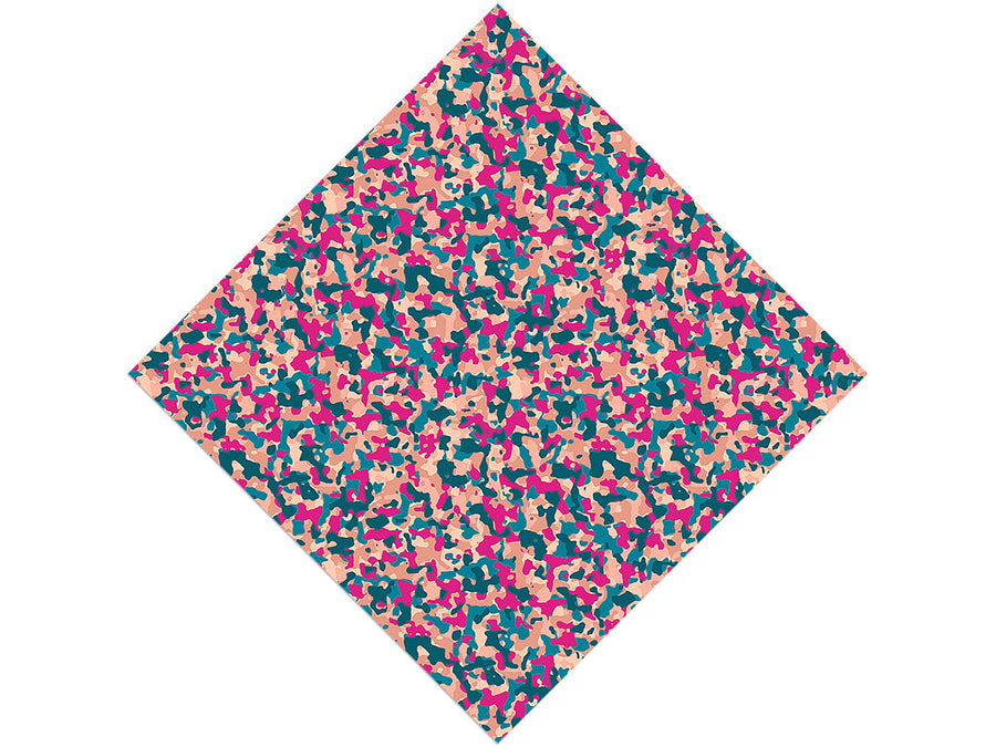 Pink Shrapnel Camouflage Vinyl Wrap Pattern