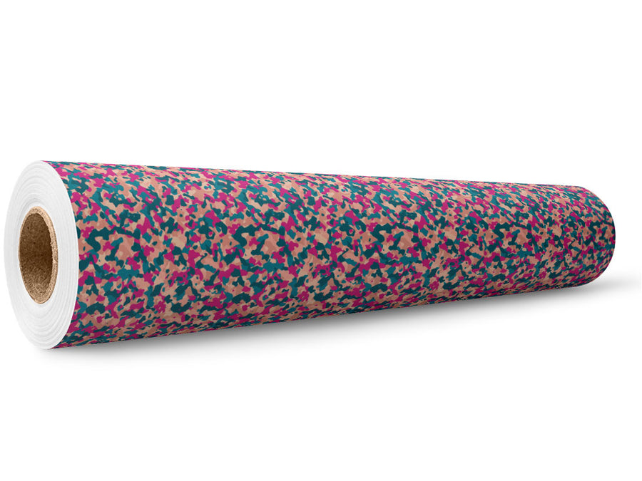 Pink Shrapnel Camouflage Wrap Film Wholesale Roll~Rwraps Series 914 Digitally Printed Vinyl Roll~5