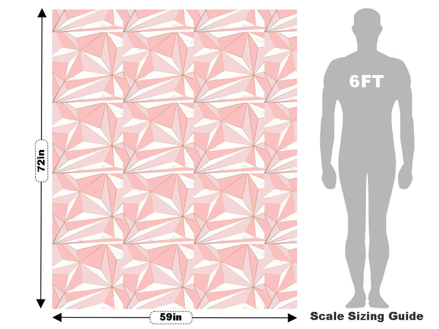 Pink Star Tile Vehicle Wrap Scale~Rwraps Series 914 Pink Star Tile Measurements~2