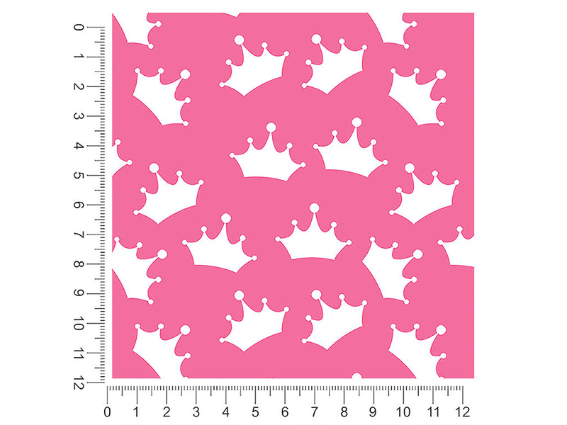 pink tiaras fantasy 1ft x 1ft Craft Sheets