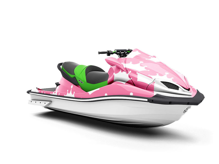 Pink Tiaras Fantasy Jet Ski Vinyl Customized Wrap