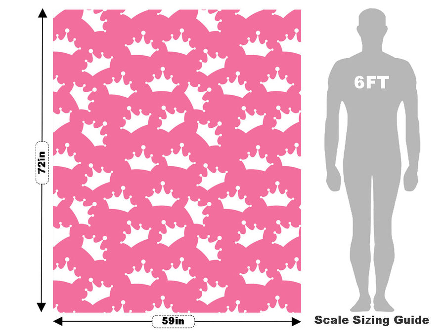 Pink Tiaras Fantasy Vehicle Wrap Scale~Rwraps Series 914 Pink Tiaras Fantasy Measurements~1