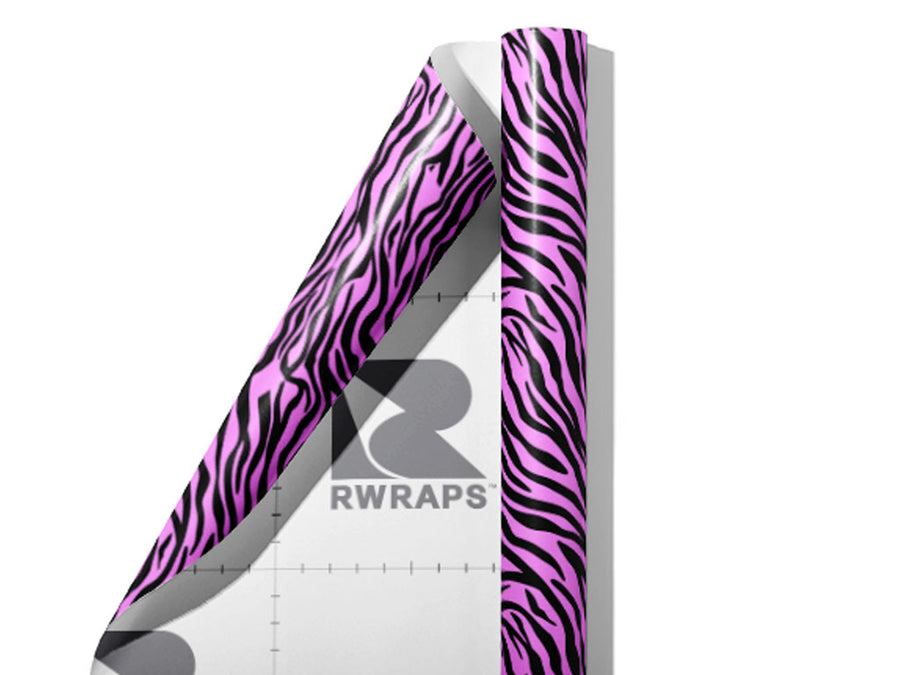 Pink Tiger Wrap Film Sheets~Rwraps Series 914 Pink Tiger Scrolled Sheet~5