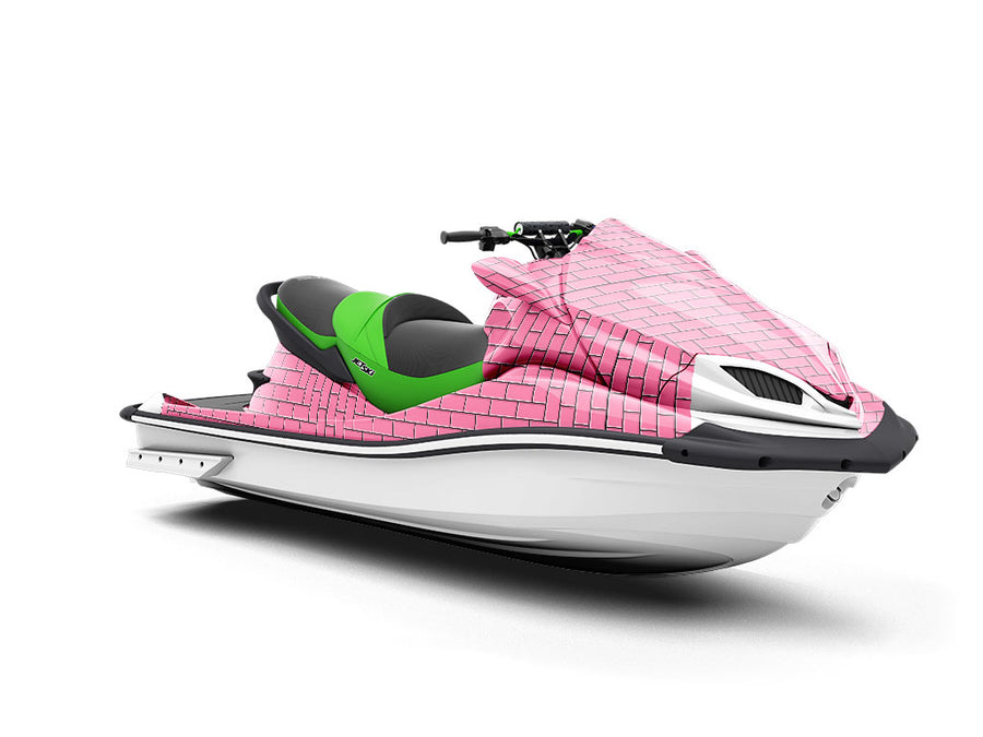 Pink Brick Jet Ski Vinyl Customized Wrap