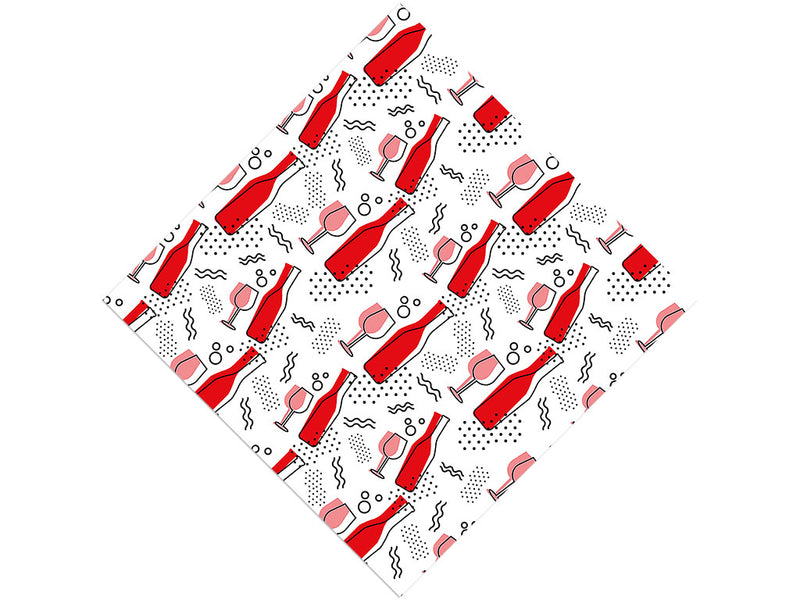 Pinot Noir Alcohol Vinyl Wrap Pattern