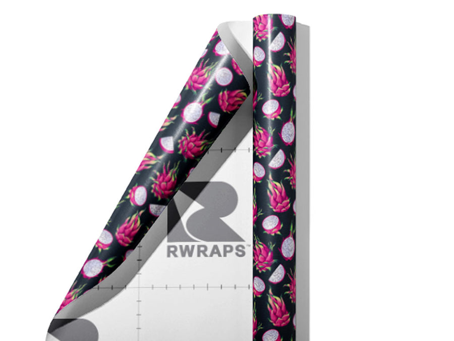 Pitaya Passion Fruit Wrap Film Sheets~Rwraps Series 914 Pitaya Passion Fruit Scrolled Sheet~3