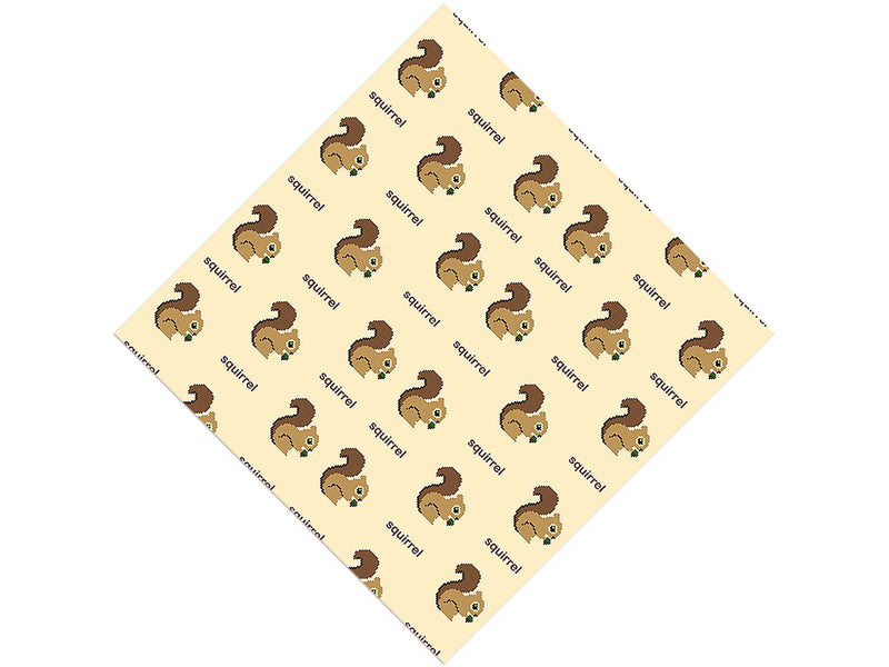 Pixel Acorns Rodent Vinyl Wrap Pattern