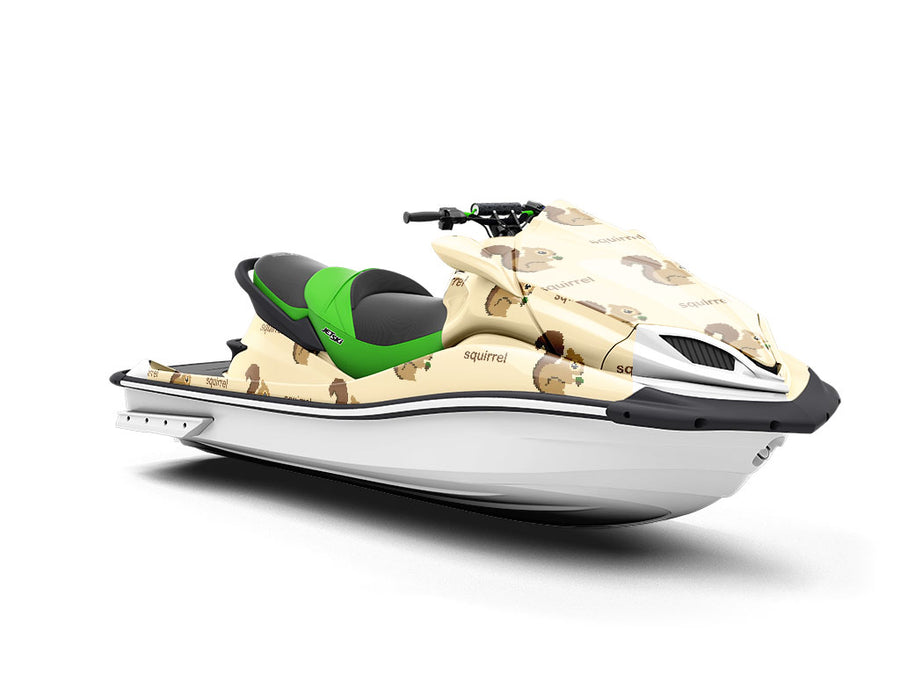 Pixel Acorns Rodent Jet Ski Vinyl Customized Wrap