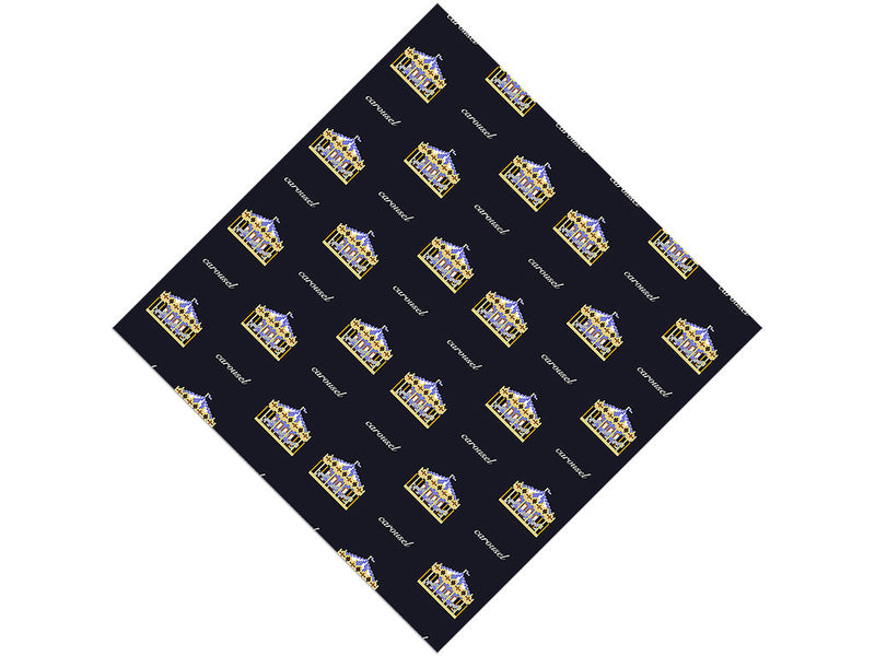 Pixel Carousel Circus Vinyl Wrap Pattern