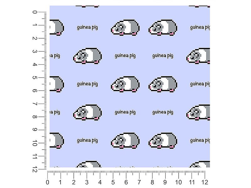 pixel cavy animal 1ft x 1ft Craft Sheets