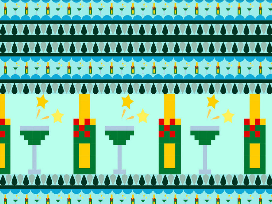 Pixel Celebrations Alcohol Vinyl Wrap Pattern~Rwraps Series 914 Digitally Printed Vinyl Wrap~0