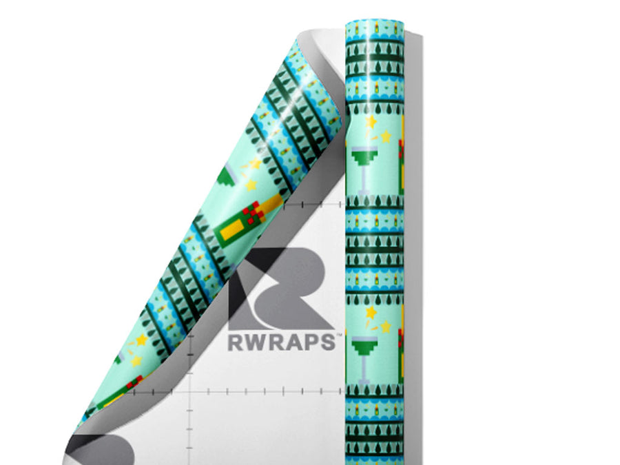 Pixel Celebrations Alcohol Wrap Film Sheets~Rwraps Series 914 Pixel Celebrations Alcohol Scrolled Sheet~3