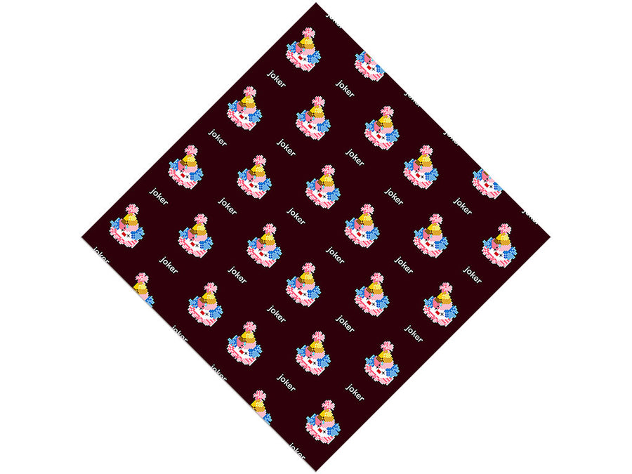 Pixel Clown Circus Vinyl Wrap Pattern