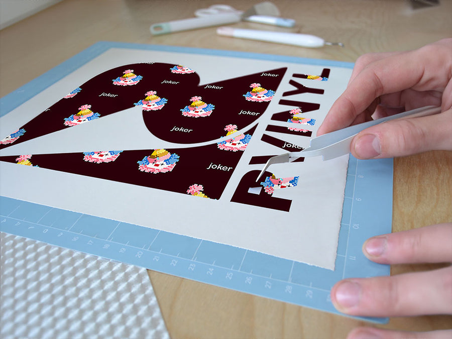 pixel clown circus Easy Weed Craft Vinyl