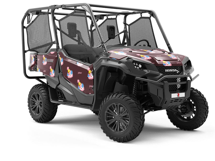 Pixel Clown Circus Utility Vehicle Vinyl Wrap
