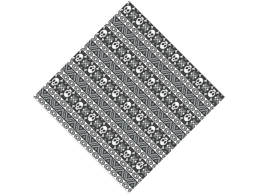 Pixel Death Halloween Vinyl Wrap Pattern