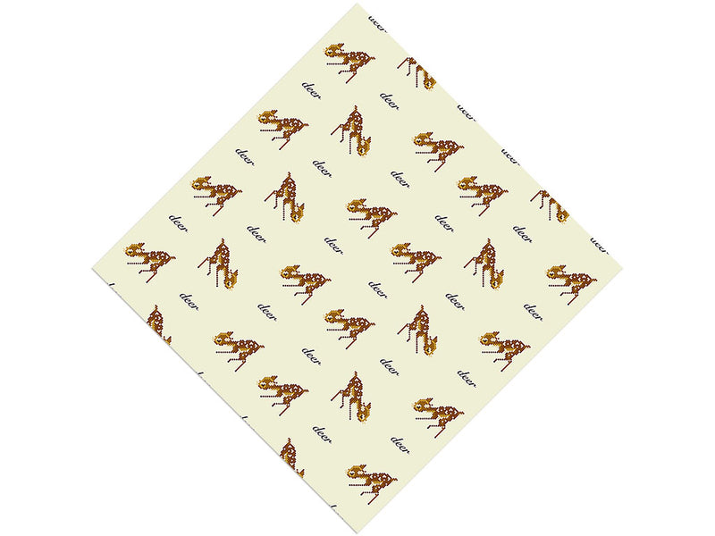 Pixel Faun Animal Vinyl Wrap Pattern