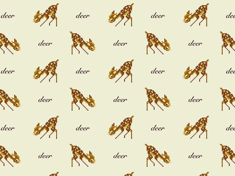 Pixel Faun Animal Vinyl Wrap Pattern~Rwraps Series 914 Digitally Printed Vinyl Wrap~0