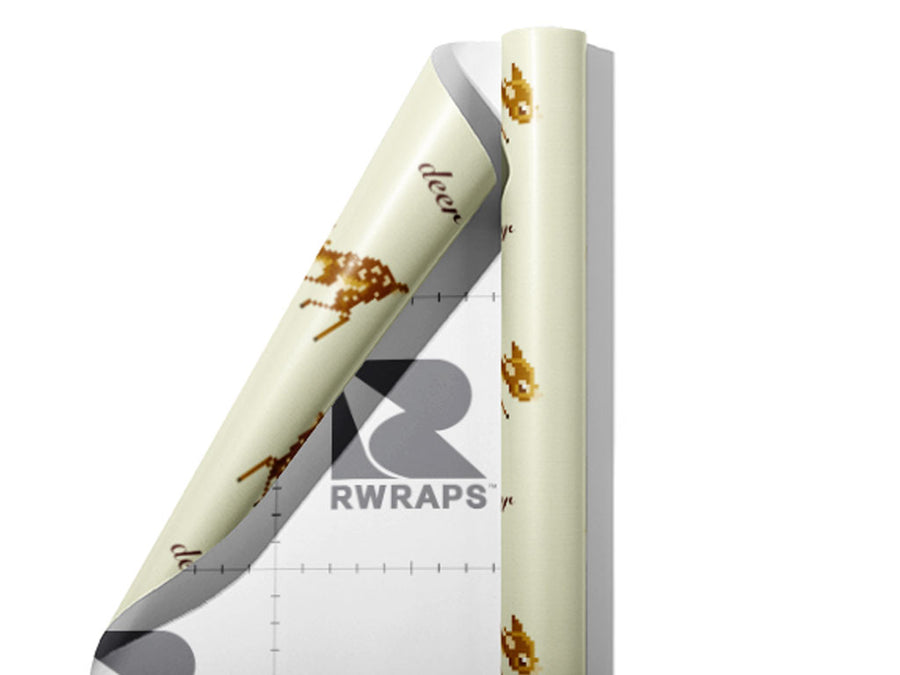 Pixel Faun Animal Wrap Film Sheets~Rwraps Series 914 Pixel Faun Animal Scrolled Sheet~3