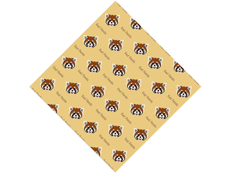 Pixel Fire Animal Vinyl Wrap Pattern