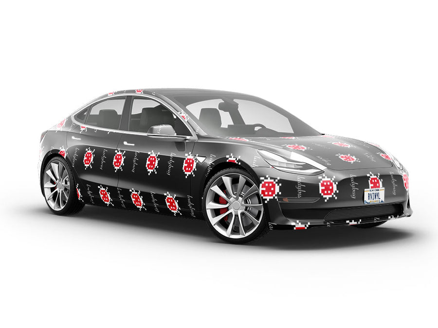 Pixel Luck Bug Vehicle Vinyl Wrap