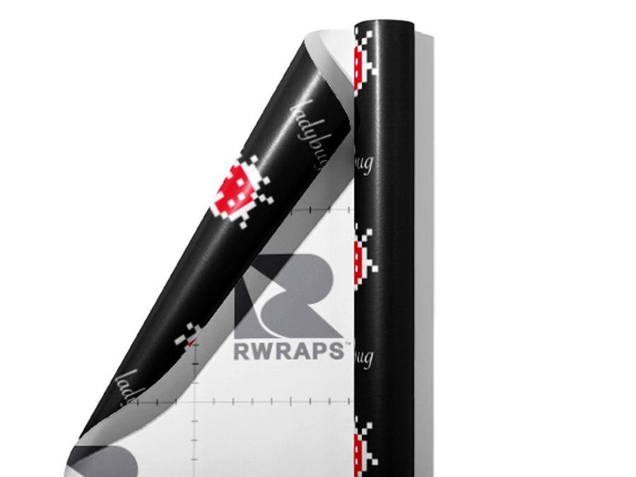 Pixel Luck Bug Wrap Film Sheets~Rwraps Series 914 Pixel Luck Bug Scrolled Sheet~3