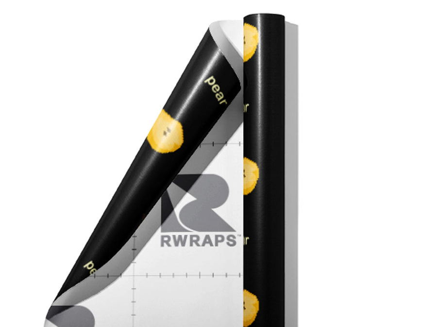 Pixel Pear Wrap Film Sheets~Rwraps Series 914 Pixel Pear Scrolled Sheet~3