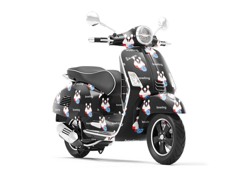 Pixel Pins Sport Vespa Scooter Wrap Film