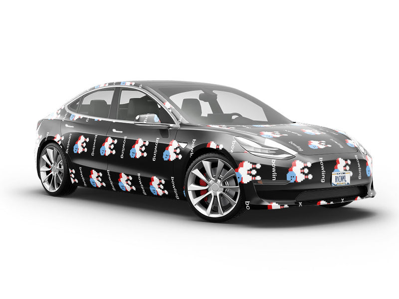Pixel Pins Sport Vehicle Vinyl Wrap
