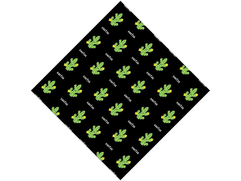 Pixel Pricks Cacti Vinyl Wrap Pattern