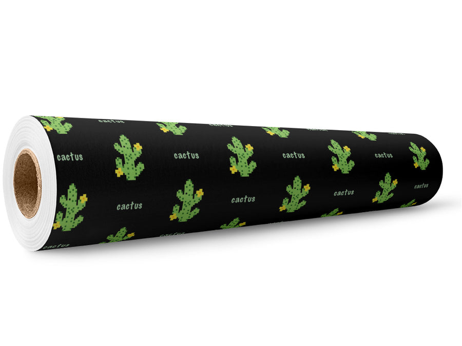 Pixel Pricks Cacti Wrap Film Wholesale Roll~Rwraps Series 914 Digitally Printed Vinyl Roll~5