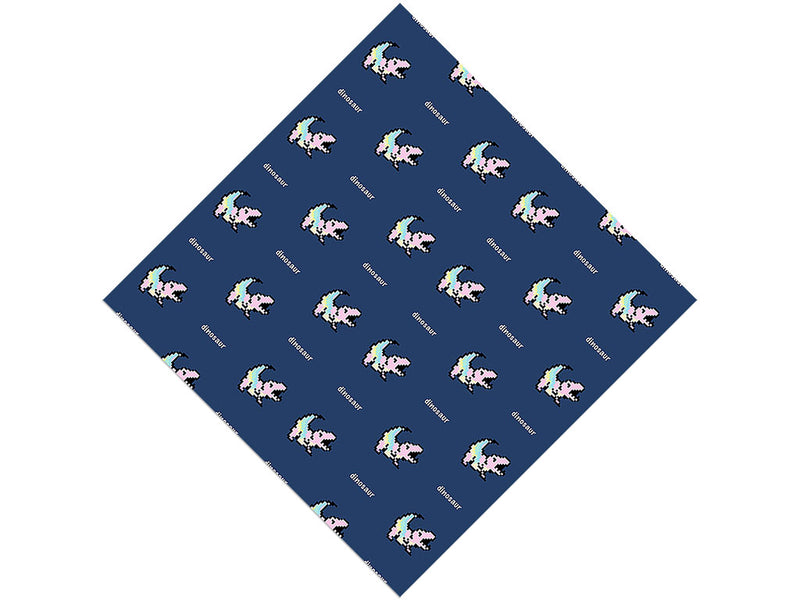 Pixel Rex Dinosaur Vinyl Wrap Pattern