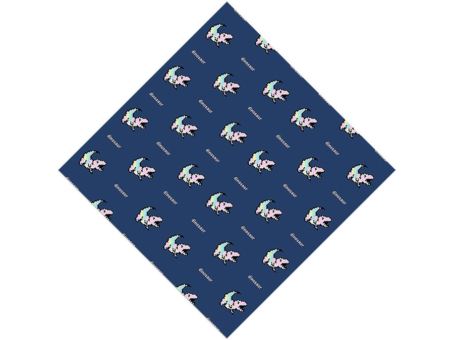 Pixel Rex Dinosaur Vinyl Wrap Pattern