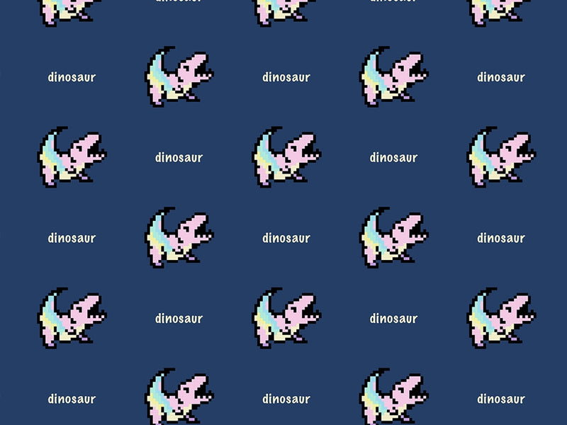 Pixel Rex Dinosaur Vinyl Wrap Pattern~Rwraps Series 914 Digitally Printed Vinyl Wrap~0