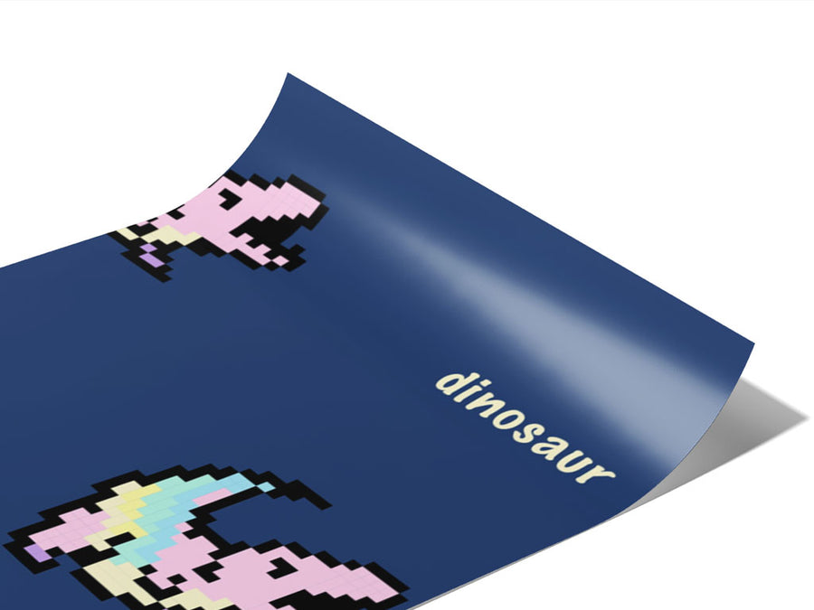 Pixel Rex Dinosaur Vinyl Wraps~Rwraps Series 914 Digitally Printed Vinyl Wrap~0